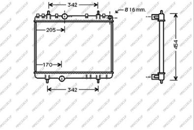 Prasco CI522R004 - Радиатор, охлаждение двигателя autospares.lv