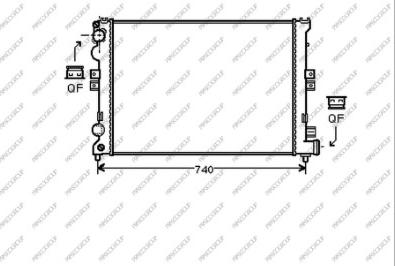 Prasco CI053R002 - Радиатор, охлаждение двигателя autospares.lv