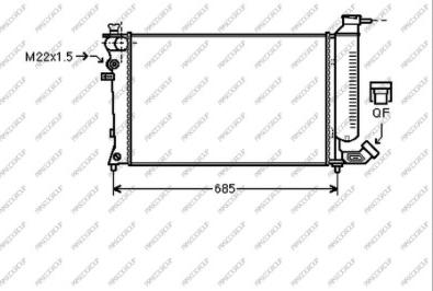 Prasco CI032R020 - Радиатор, охлаждение двигателя autospares.lv