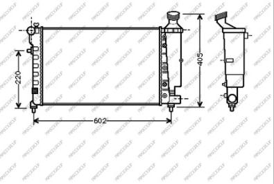 Prasco CI023R002 - Радиатор, охлаждение двигателя autospares.lv