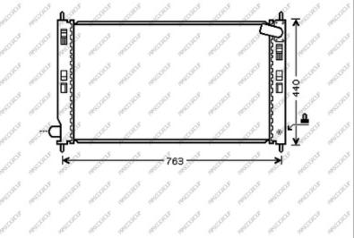 Prasco CI802R001 - Радиатор, охлаждение двигателя autospares.lv