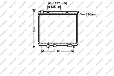 Prasco CI304R003 - Радиатор, охлаждение двигателя autospares.lv