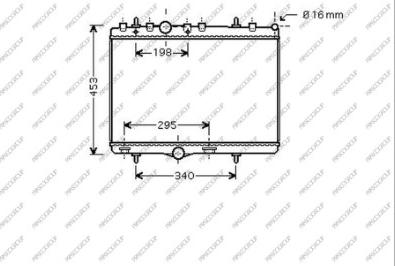 Prasco CI304R007 - Радиатор, охлаждение двигателя autospares.lv