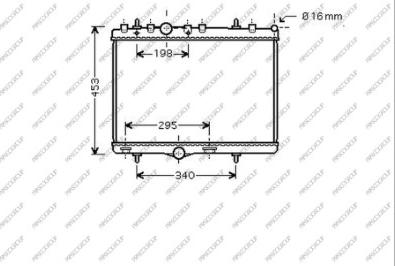 Prasco CI325R002 - Радиатор, охлаждение двигателя autospares.lv