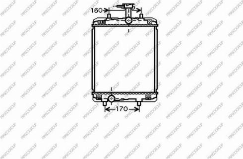 Prasco CI201R002 - Радиатор, охлаждение двигателя autospares.lv