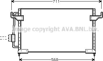 Prasco CN5085 - Конденсатор кондиционера autospares.lv