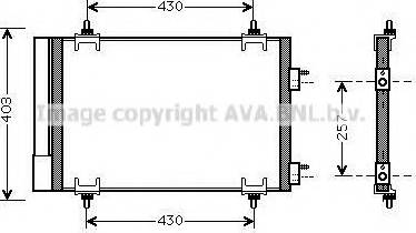 Prasco CN5230D - Конденсатор кондиционера autospares.lv