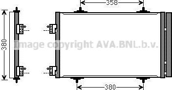 Prasco CN5272D - Конденсатор кондиционера autospares.lv