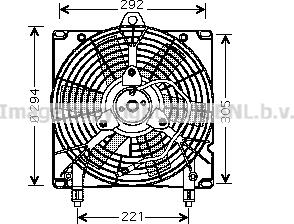 Prasco CN7517 - Вентилятор, охлаждение двигателя autospares.lv