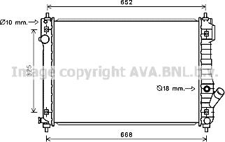 Prasco CT2049 - Радиатор, охлаждение двигателя autospares.lv