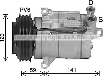 Prasco CTK079 - Компрессор кондиционера autospares.lv