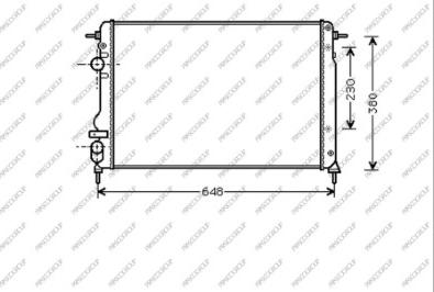 Prasco DA220R003 - Радиатор, охлаждение двигателя autospares.lv