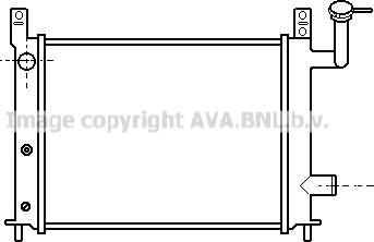 Prasco DN2046 - Радиатор, охлаждение двигателя autospares.lv