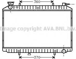 Prasco DN2155 - Радиатор, охлаждение двигателя autospares.lv