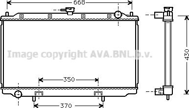 Prasco DNA2179 - Радиатор, охлаждение двигателя autospares.lv