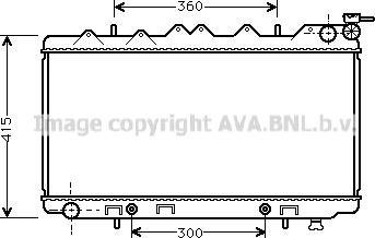 Prasco DN2137 - Радиатор, охлаждение двигателя autospares.lv