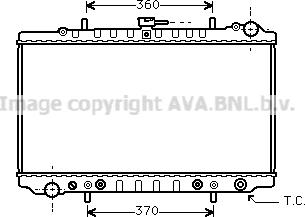 Prasco DN2127 - Радиатор, охлаждение двигателя autospares.lv