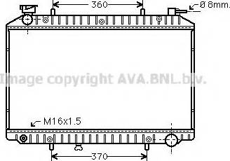 Prasco DN2173 - Радиатор, охлаждение двигателя autospares.lv