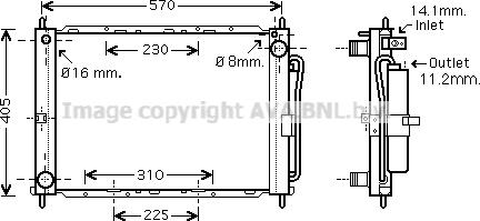 Prasco DNM369 - Модуль охлаждения autospares.lv