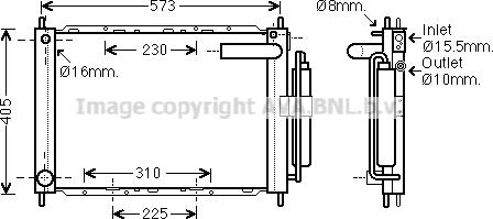 Prasco DNM370 - Модуль охлаждения autospares.lv