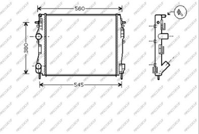 Prasco DS917R012 - Радиатор, охлаждение двигателя autospares.lv