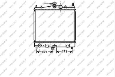 Prasco DS011R009 - Радиатор, охлаждение двигателя autospares.lv