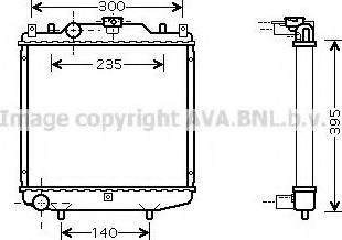 Prasco DW2051 - Радиатор, охлаждение двигателя autospares.lv