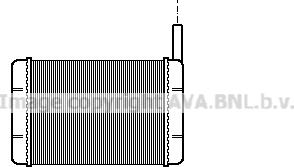 Prasco FD6129 - Теплообменник, отопление салона autospares.lv