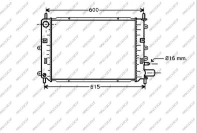 Prasco FD024R006 - Радиатор, охлаждение двигателя autospares.lv