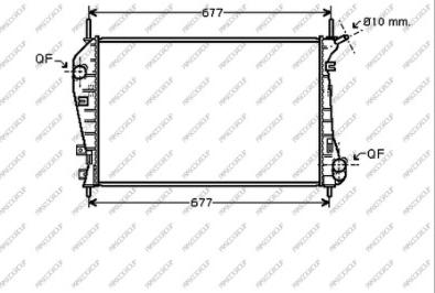 Prasco FD107R003 - Радиатор, охлаждение двигателя autospares.lv