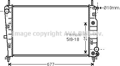 Prasco FD2197 - Радиатор, охлаждение двигателя autospares.lv