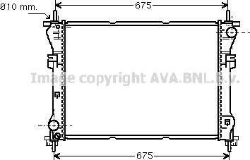 Prasco FD2319 - Радиатор, охлаждение двигателя autospares.lv