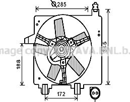 Prasco FD7550 - Вентилятор, охлаждение двигателя autospares.lv