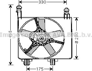 Prasco FD7524 - Вентилятор, охлаждение двигателя autospares.lv