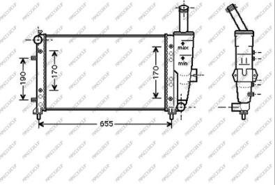 Prasco FT133R009 - Радиатор, охлаждение двигателя autospares.lv