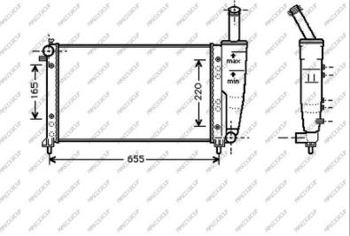 Prasco FT133R006 - Радиатор, охлаждение двигателя autospares.lv