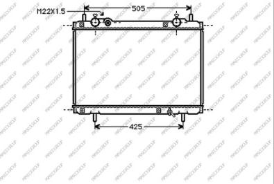 Prasco FT137R009 - Радиатор, охлаждение двигателя autospares.lv