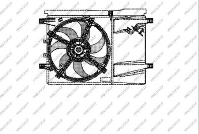 Prasco FT342F005 - Вентилятор, охлаждение двигателя autospares.lv