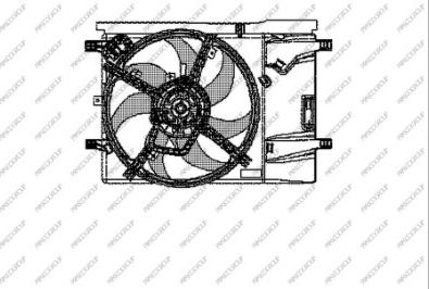 Prasco FT342F006 - Вентилятор, охлаждение двигателя autospares.lv