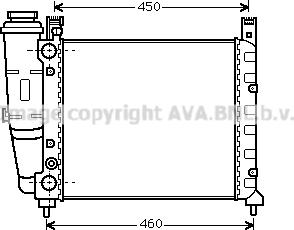 Prasco FT2039 - Радиатор, охлаждение двигателя autospares.lv