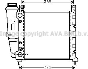 Prasco FT2038 - Радиатор, охлаждение двигателя autospares.lv