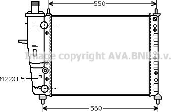 Prasco FT2160 - Радиатор, охлаждение двигателя autospares.lv