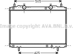 Prasco FT2167 - Радиатор, охлаждение двигателя autospares.lv