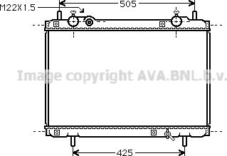 Prasco FT2185 - Радиатор, охлаждение двигателя autospares.lv