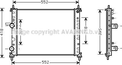 Prasco FT2326 - Радиатор, охлаждение двигателя autospares.lv