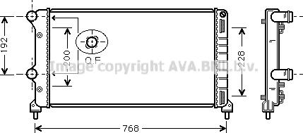 Prasco FT2250 - Радиатор, охлаждение двигателя autospares.lv