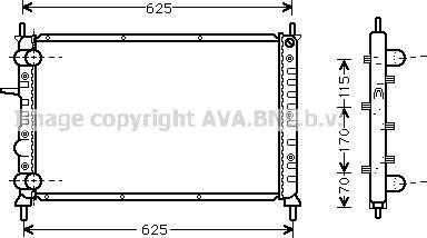 Prasco FT2231 - Радиатор, охлаждение двигателя autospares.lv