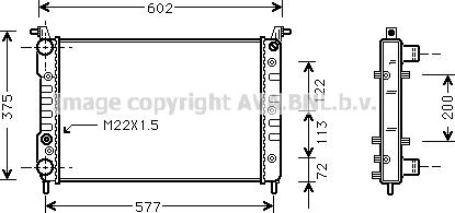 Prasco FT2224 - Радиатор, охлаждение двигателя autospares.lv