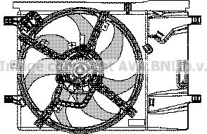 Prasco FT7533 - Вентилятор, охлаждение двигателя autospares.lv