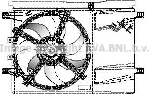 Prasco FT7532 - Вентилятор, охлаждение двигателя autospares.lv